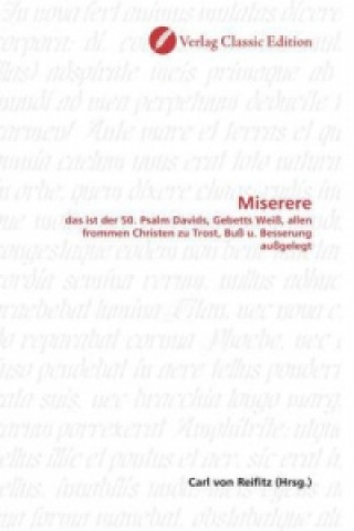 Книга Miserere Carl von Reifitz