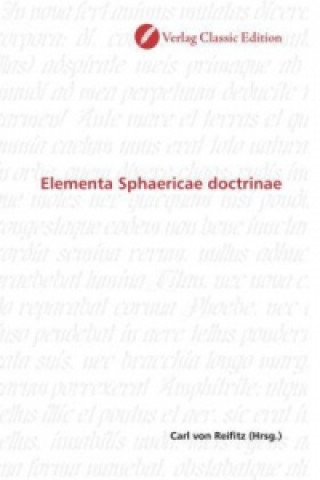 Kniha Elementa Sphaericae doctrinae Carl von Reifitz