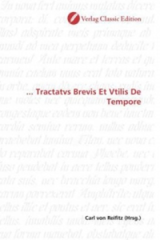 Buch ... Tractatvs Brevis Et Vtilis De Tempore Carl von Reifitz