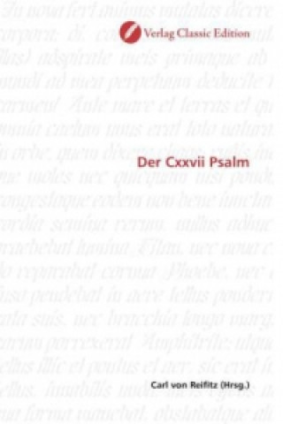 Kniha Der Cxxvii Psalm Carl von Reifitz