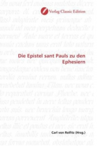 Carte Die Epistel sant Pauls zu den Ephesiern Carl von Reifitz