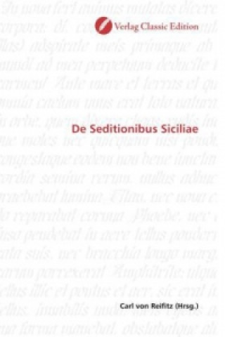 Könyv De Seditionibus Siciliae Carl von Reifitz