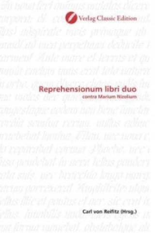 Kniha Reprehensionum libri duo Carl von Reifitz