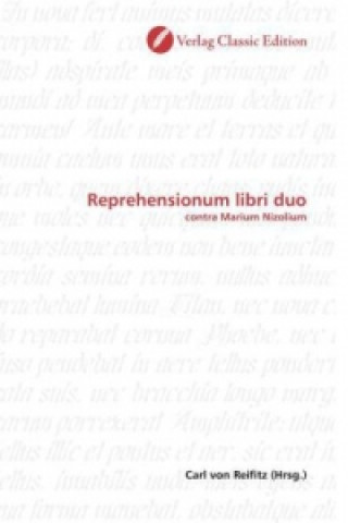 Buch Reprehensionum libri duo Carl von Reifitz