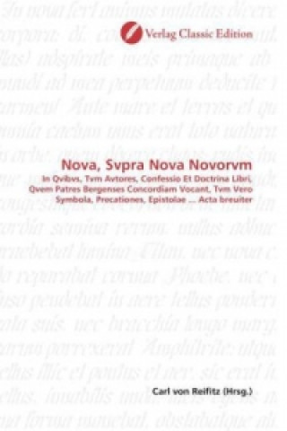 Kniha Nova, Svpra Nova Novorvm Carl von Reifitz