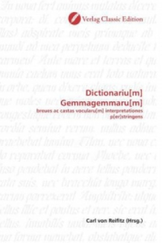 Książka Dictionariu[m] Gemmagemmaru[m] Carl von Reifitz