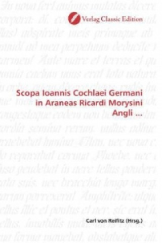 Książka Scopa Ioannis Cochlaei Germani in Araneas Ricardi Morysini Angli ... Carl von Reifitz