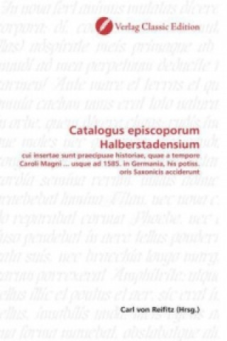 Carte Catalogus episcoporum Halberstadensium Carl von Reifitz