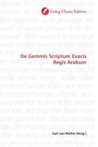 Kniha De Gemmis Scriptum Evacis Regis Arabum Carl von Reifitz