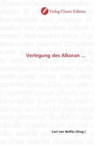 Book Verlegung des Alkoran ... Carl von Reifitz