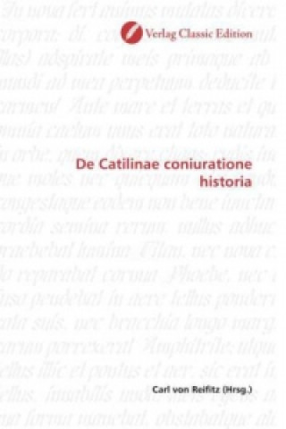 Könyv De Catilinae coniuratione historia Carl von Reifitz