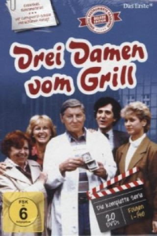 Videoclip Drei Damen vom Grill - Die komplette Serie, 20 DVDs Brigitte Mira