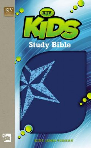 Książka KJV, Kids Study Bible, Leathersoft, Blue Dr. Lawrence O. Richards