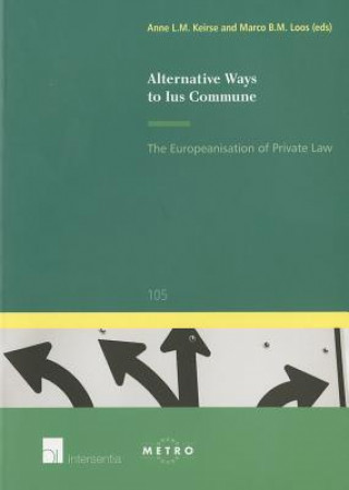 Knjiga Alternative Ways to Ius Commune Anne Keirse