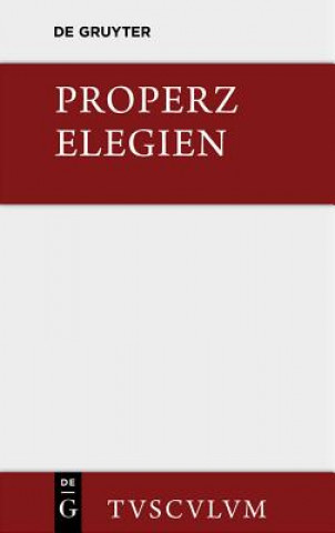Книга Elegien Properz