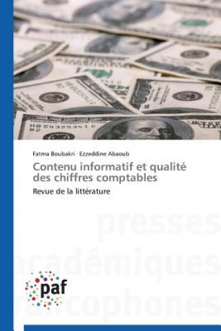 Kniha Contenu Informatif Et Qualite Des Chiffres Comptables Fatma Boubakri
