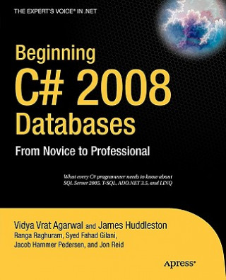 Kniha Beginning C# 2008 Databases Jon Reid