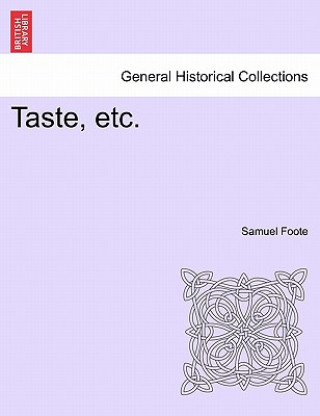 Libro Taste, Etc. Samuel Foote