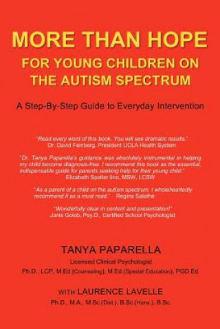 Carte More Than Hope: For Young Children on the Autism Spectrum Laurence Lavelle