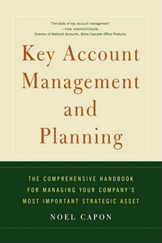 Libro Key Account Management and Planning Noel Capon