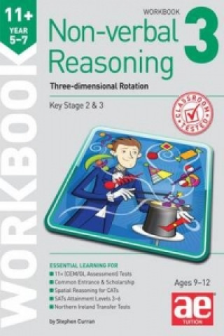 Knjiga 11+ Non-verbal Reasoning Year 5-7 Workbook 3 Stephen C Curran