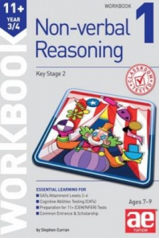 Knjiga 11+ Non-Verbal Reasoning Year 3/4 Workbook 1 Stephen C. Curran