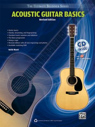 Kniha ACOUSTIC GUIAR BASICS REVISED BK & CD Keith Wyatt