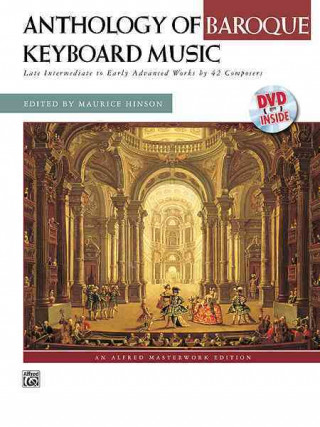 Kniha ANTHOLOGY OF BAROQUE KEYBOARD MUSIC WITH MAURICE HINSON