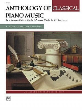 Livre ANTHOLOGY OF CLASSICAL PIANO MUSIC MAURICE HINSON