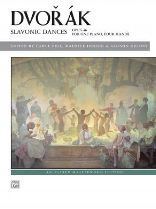 Kniha DVORAK SLAVONIC DANCES OP46 PIANO DUETS Dvořák