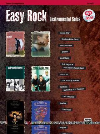 Carte EASY ROCK INSTRUMENTAL SOLOSTENOR SAX BK 