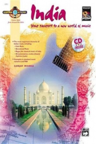 Könyv GUITAR ATLAS INDIA BK & CD Sanjay Mishra