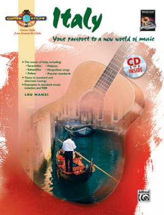 Carte GUITAR ATLAS ITALY BK & CD Lou Manzi