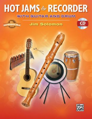 Книга HOT JAMS FOR RECORDER BOOK & CD JIM SOLOMON