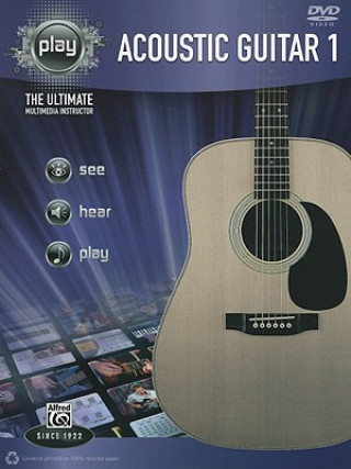 Kniha PLAYACOUSTIC GUITAR 1 BKDVD 