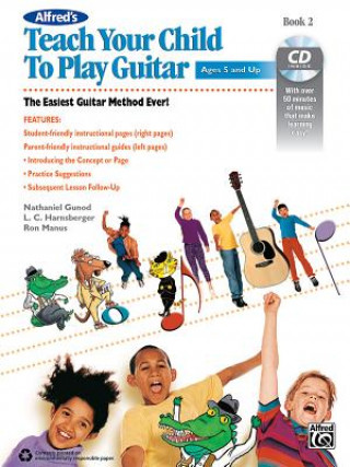 Książka Alfred's Teach Your Child to Play Guitar, Book 2, m. 1 Audio RON MANUS