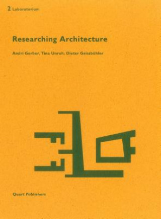 Kniha Researching Architecture Andri Gerber