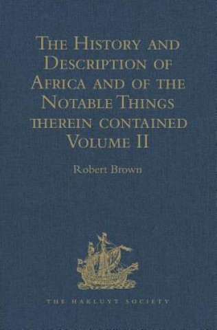 Livre History and Description of Africa and of the Notable Things therein contained 