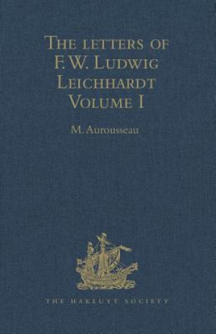 Kniha Letters of F.W. Ludwig Leichhardt 