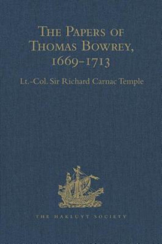 Könyv Papers of Thomas Bowrey, 1669-1713 