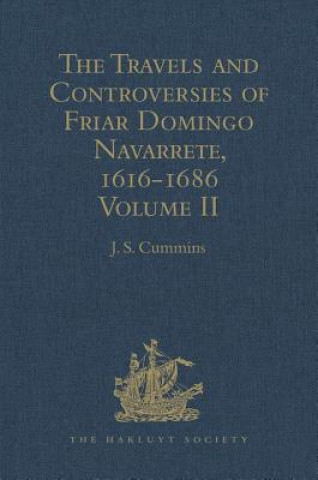 Carte Travels and Controversies of Friar Domingo Navarrete, 1616-1686 