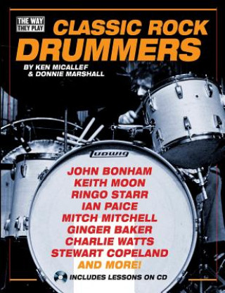 Kniha Classic Rock Drummers Donnie Marshall