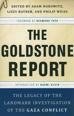 Könyv Goldstone Report Adam Horowitz