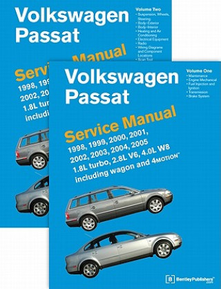 Könyv Volkswagen Passat Service Manual 1998, 1999, 2000, 2001, 2002, 2003, 2004, 2005 1.8L Turbo, 2.8L V6, 4.0L W8 Including Wagon and 4motion Bentley Publishers