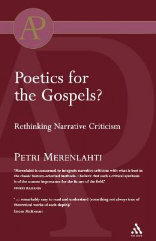 Könyv Poetics for the Gospels? Petri Merenlahti