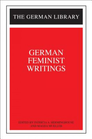 Книга German Feminist Writings Patricia A. Herminghouse