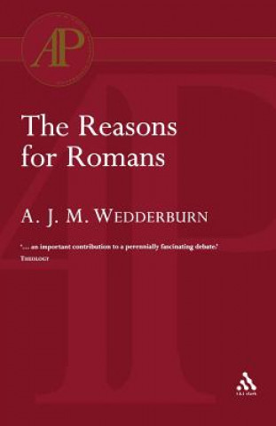 Carte Reasons for Romans Alexander J. M Wedderburn