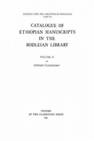 Carte Catalogue of Ethiopian Manuscripts in the Bodleian Library Edward Ullendorff