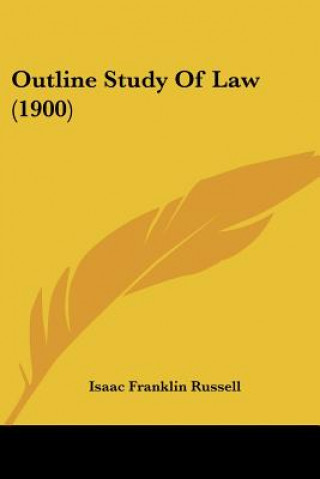 Carte Outline Study Of Law (1900) Franklin Russell Isaac