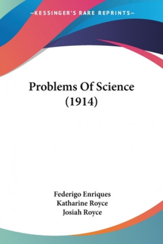 Livre Problems Of Science (1914) Enriques Federigo